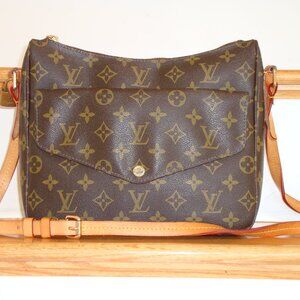 Louis Vuitton Mabillon Brown Monogram Canvas Shoulder Bag READ DESCRIPTION!